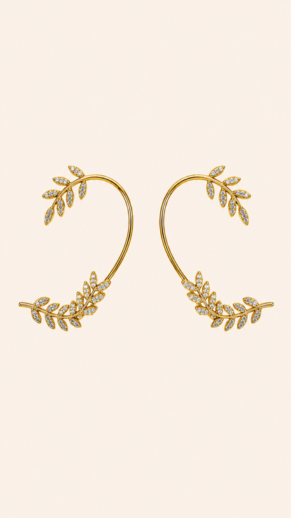 Ear Cuff Hojas de Luna - Lumine