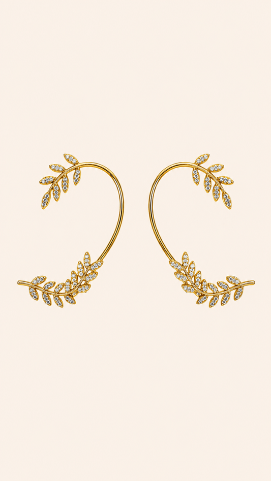 Ear Cuff Hojas de Luna - Lumine